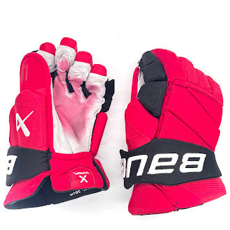 Bauer Vapor Hyperlite - Gant NHL Pro Stock d'occasion - Dylan Coghlan (rouge/noir)