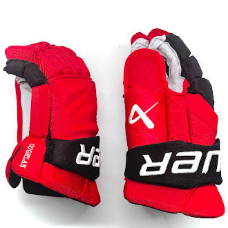 Bauer Vapor Hyperlite - NHL Pro Stock Glove - Dylan Coghlan (Red/Black)