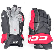 CCM HG12 - Used NHL Pro Stock Glove - Mikko Rantanen (Black/Red)