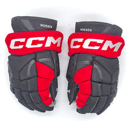CCM HG12 - NHL Pro Stock Glove - Stefan Noesen (Black/Red)