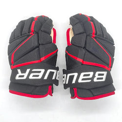 Bauer Vapor Hyperlite - NHL Pro Stock Glove - Taylor Hall (Black/Red)