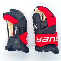 Bauer Supreme Mach - Gant NHL Pro Stock d'occasion - Jordan Staal (noir/rouge)