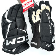 CCM HGFTW - Gant de hockey Pro Stock - (Noir/Blanc)