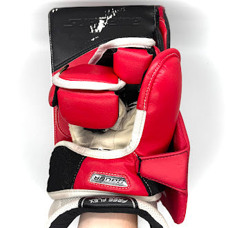 Bauer Supreme Mach - Bloqueur de gardien de but Pro Stock d'occasion (rouge/blanc/noir)