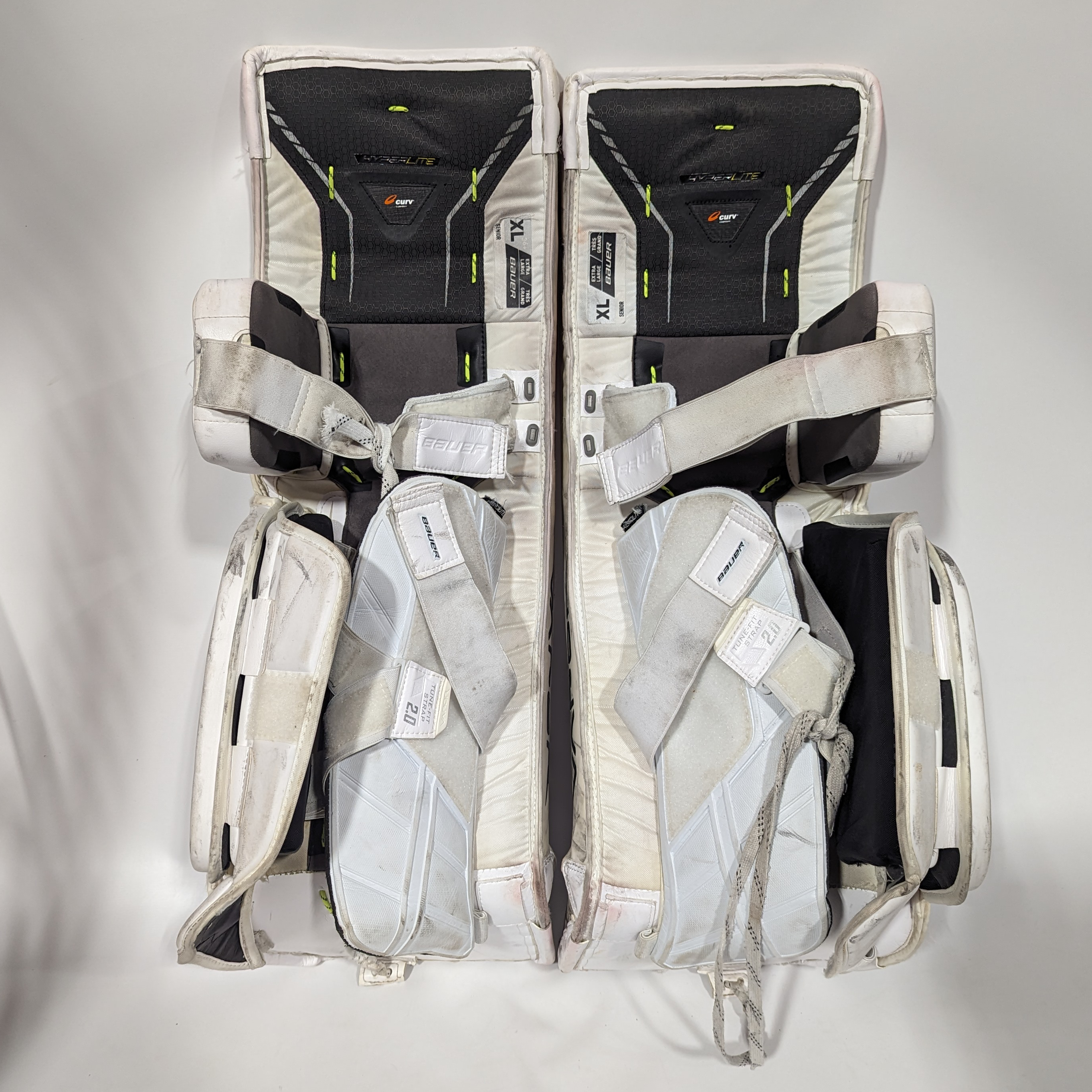 Bauer Vapor HyperLite - Pro Stock Goalie Pads (White)