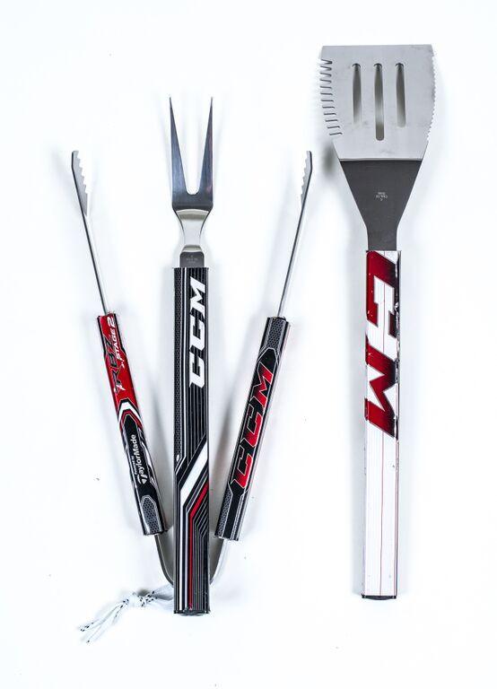 Premium Hockey Stick BBQ Set