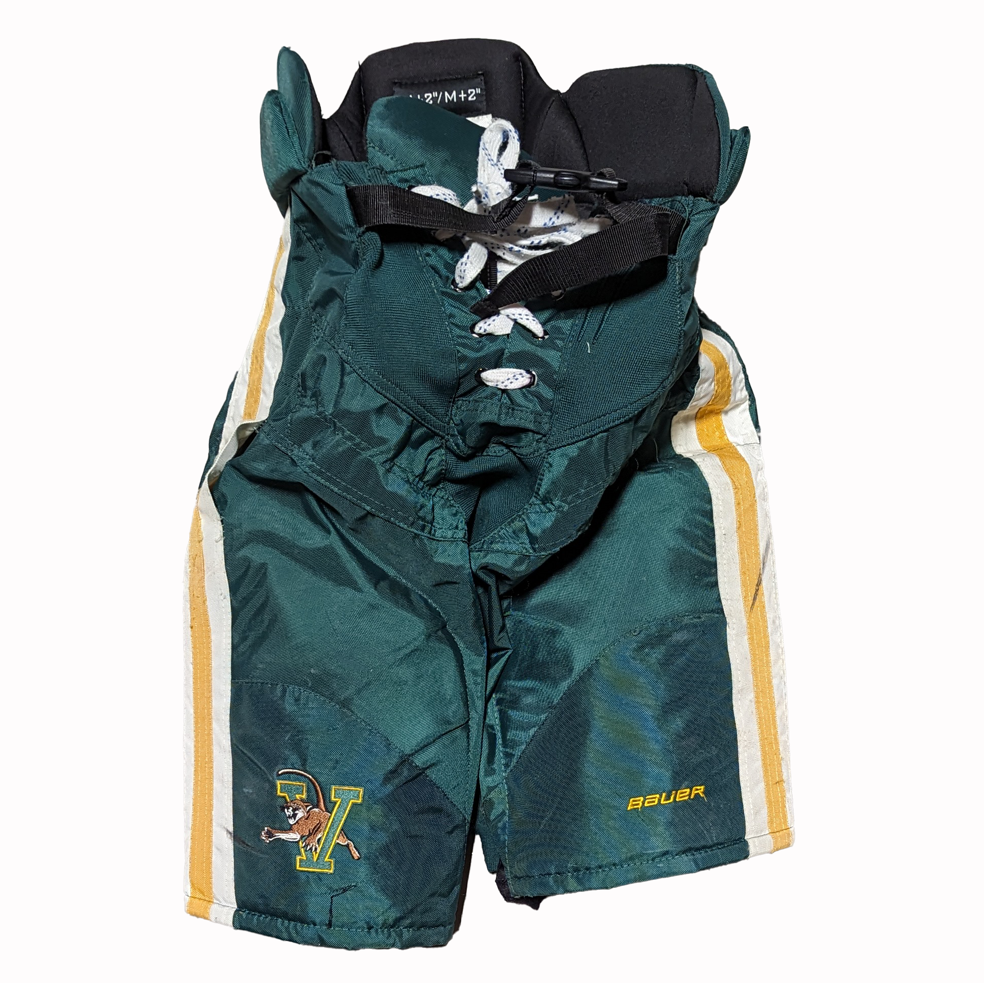 Bauer Nexus - Used Women's Hockey Pants (Green/White/Yellow)