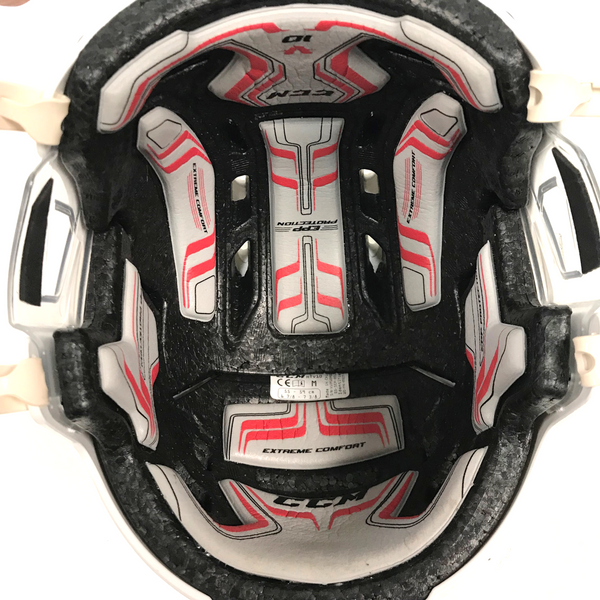 New Penguins NHL Pro Stock CCM Vector V10 Black Ice Hockey Helmet Small
