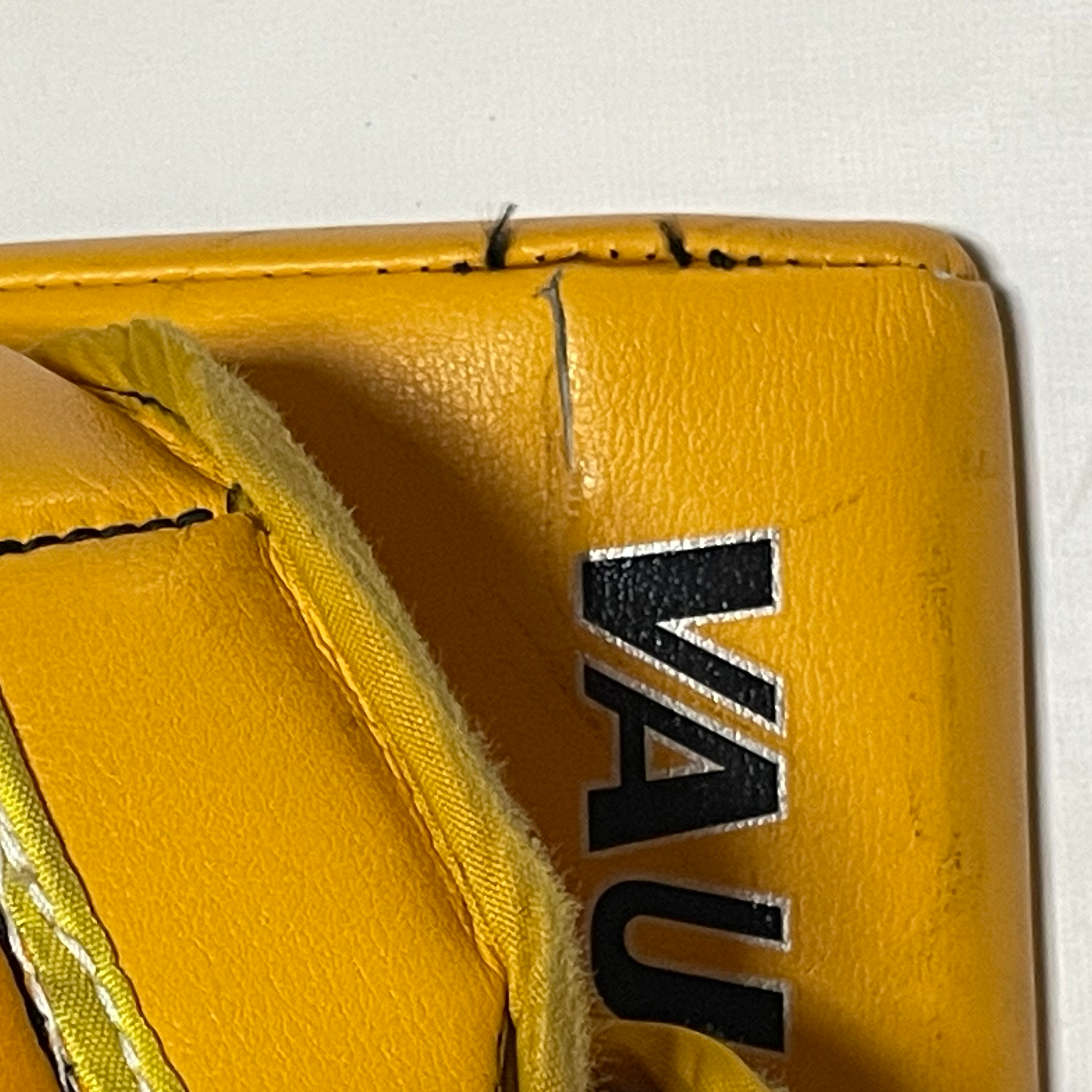 Vaughn Ventus SLR - Ensemble de gardien de but complet Pro Stock d'occasion (jaune/noir)