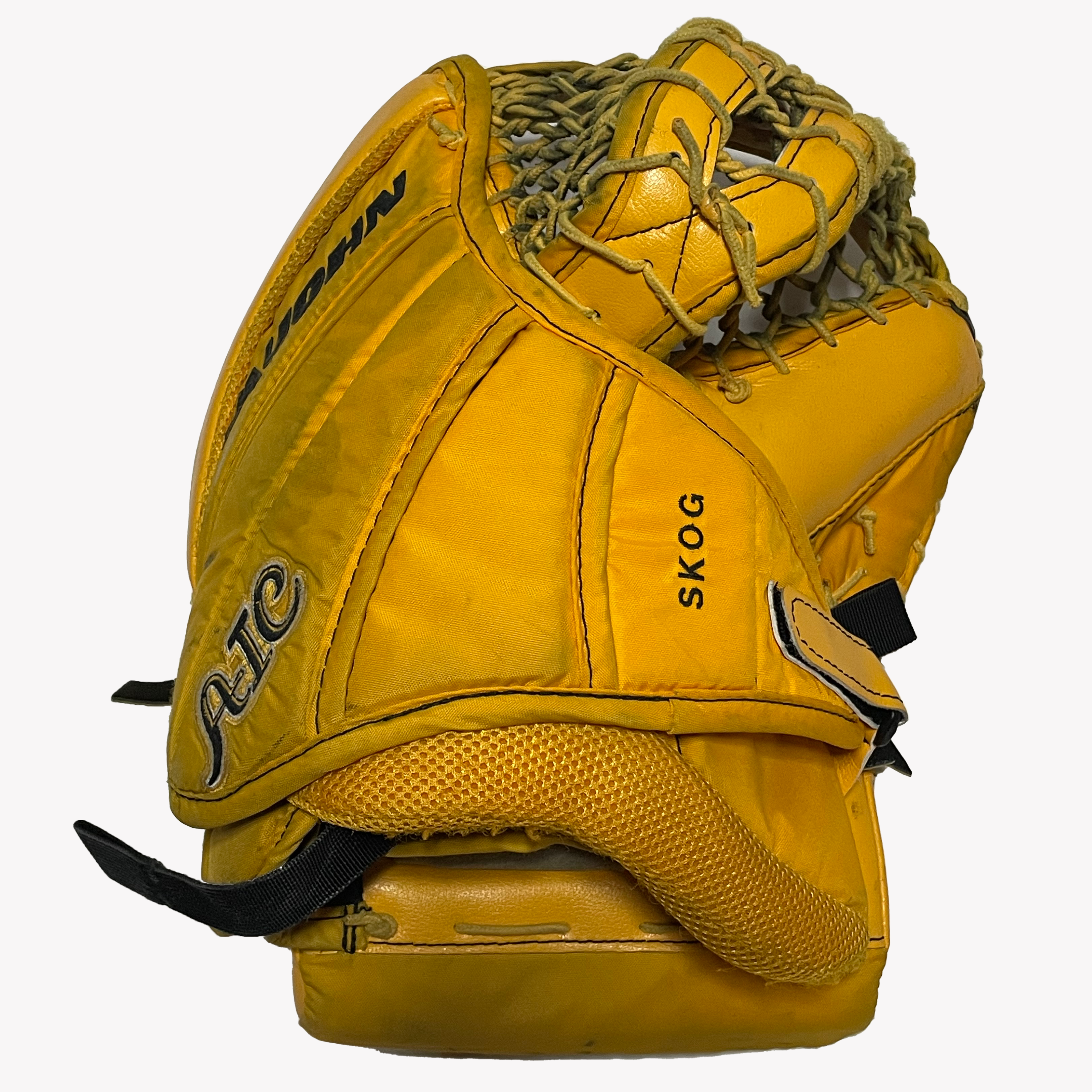 Vaughn Ventus SLR - Ensemble de gardien de but complet Pro Stock d'occasion (jaune/noir)