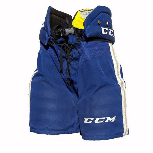 CCM HPTK - Used Pro Stock Hockey Pants (Blue/White/Grey)