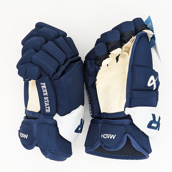 Bauer Supreme Mach - NCAA Pro Stock Gloves (Navy/White)