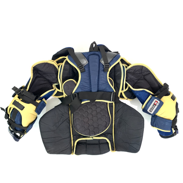 Brian's Pro Custom - Used Pro Stock Goalie Chest Protector (Navy/Gold)