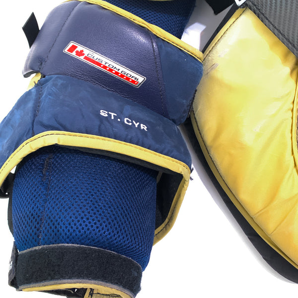 Brian's Pro Custom - Used Pro Stock Goalie Chest Protector (Navy/Gold)