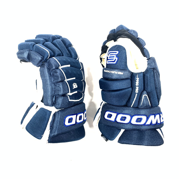 Sherwood 9950 Pro 4 Roll - Senior Hockey Glove (Navy)