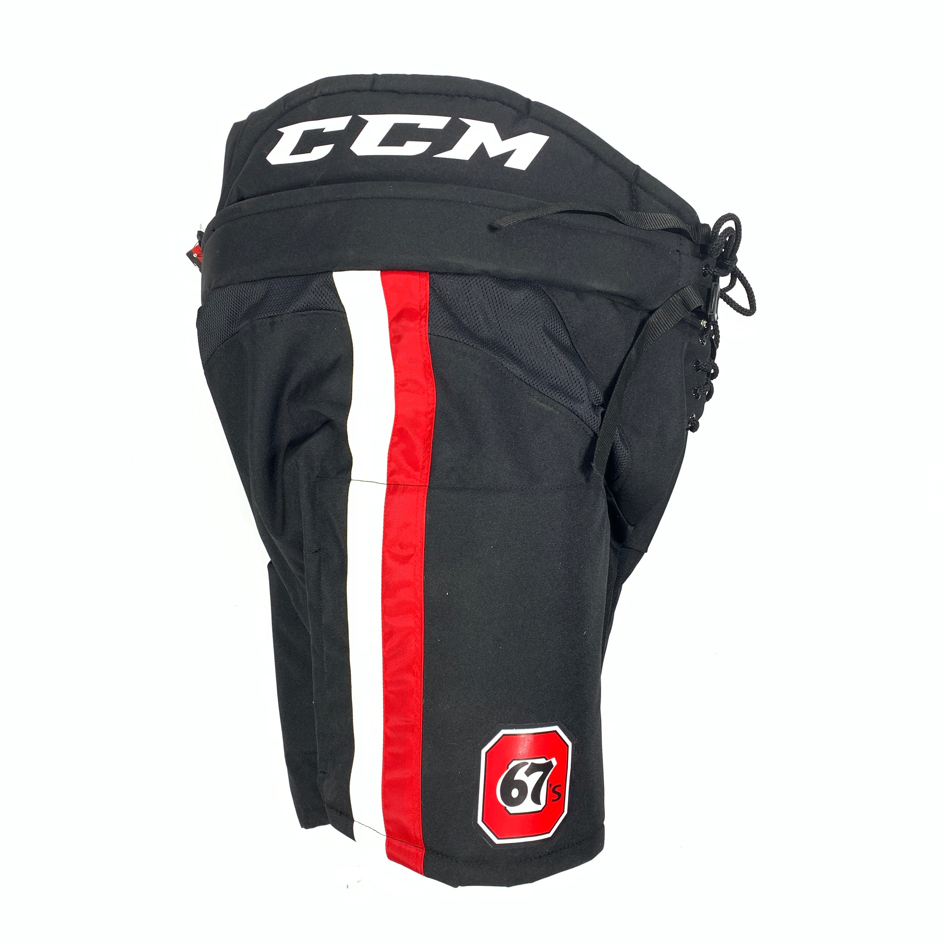 CCM HP31 - Pantalon de hockey OHL Pro Stock (noir/blanc/rouge)