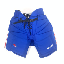 CCM HPG12A - NCAA Pro Stock Hockey Goalie Pants (Blue/Red)