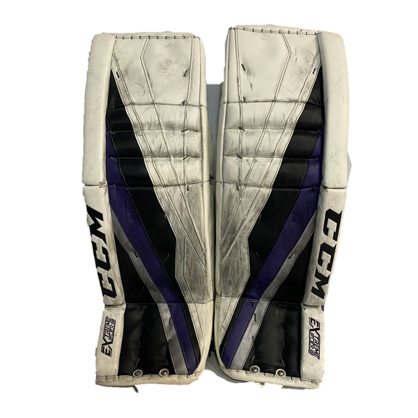 Purple Used Goalie Cut Pro Stock Jersey