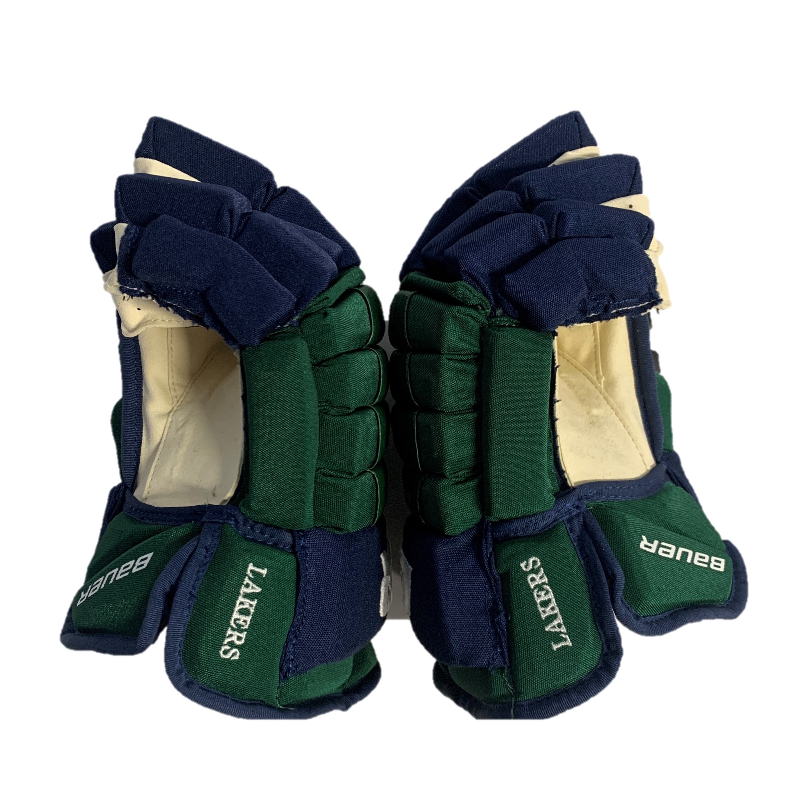 Bauer Pro Series - Gants NCAA Pro Stock (vert/bleu)