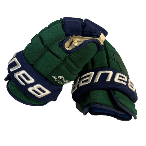 Bauer Nexus 2N - NCAA Pro Stock Glove (Green/Blue)