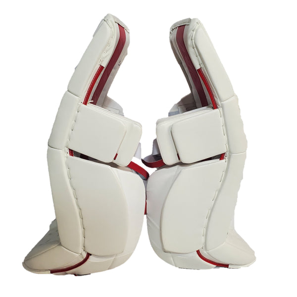 CCM Extreme Flex 5 - 37" - New Pro Stock Goalie Pads - Full Set (White/Red)