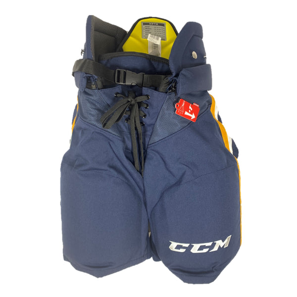 CCM HPTK OHL Pro Stock Hockey Pants - Navy/White/Yellow