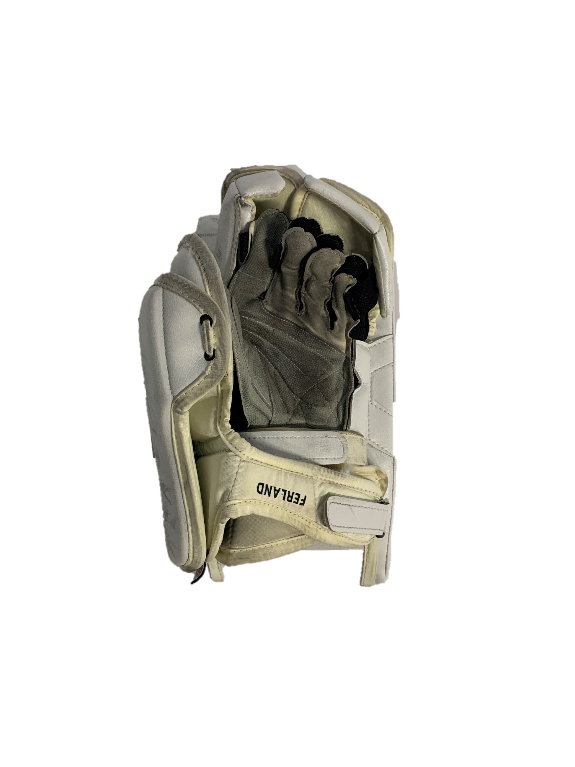 Vaughn Velocity V7 Pro XR - Bloqueur de gardien de but professionnel - Droitier - (Blanc/Noir/Orange)