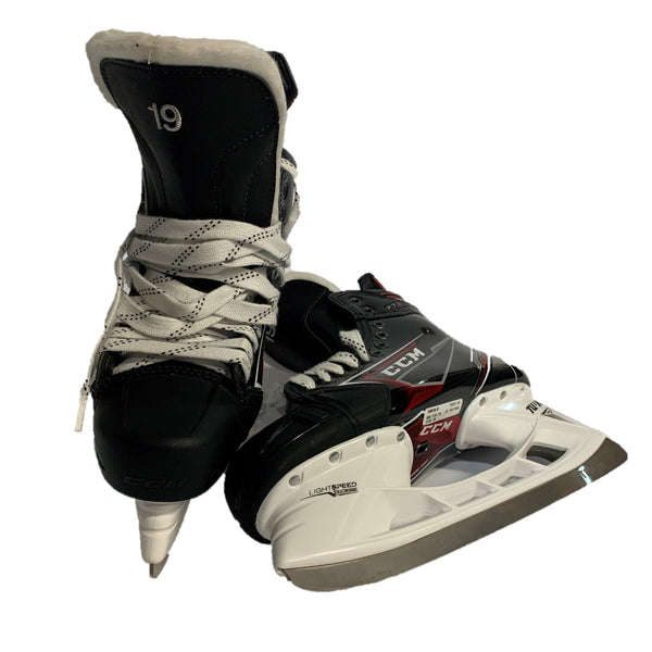 CCM Jetspeed FT2 - Pro Stock Hockey Skates - Size L 9.75C, R 10.75C - Joe Thornton