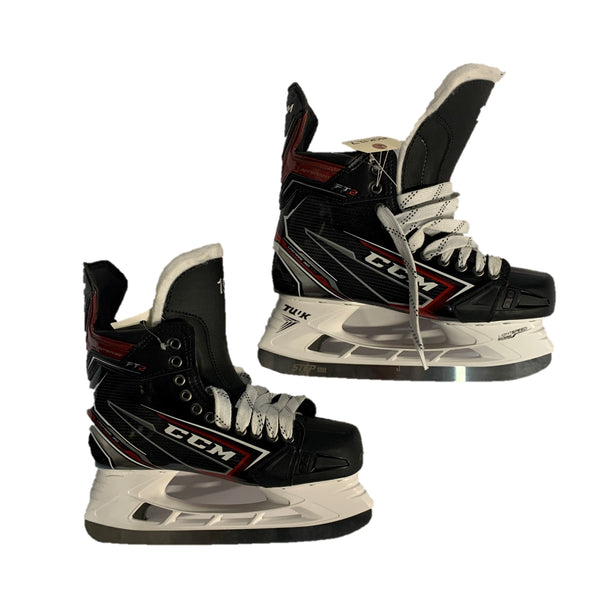 CCM Jetspeed FT2 - Pro Stock Hockey Skates - Size L 9.75C, R 10.75C - Joe Thornton