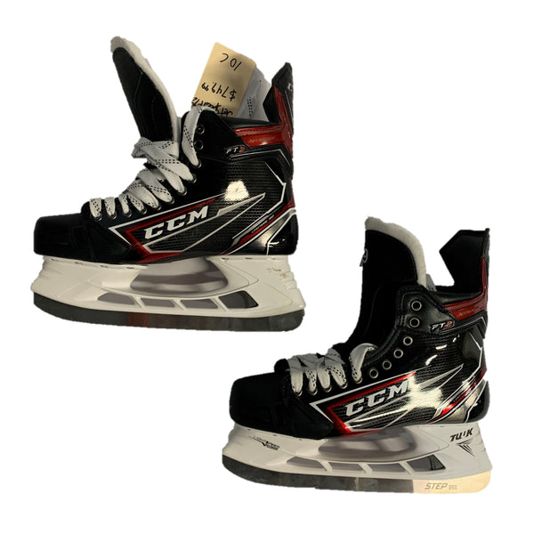 CCM Jetspeed FT2 - Pro Stock Hockey Skates - Size L 9.75C, R 10.75C - Joe Thornton