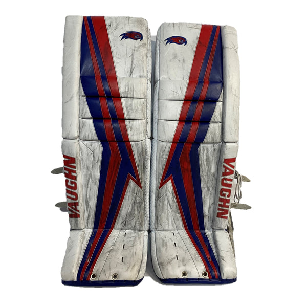 Vaughn Velocity V9 - Pro Stock Goalie Pad - Full Set (White/Red/Blue)