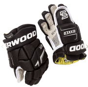 Gants de hockey Sherwood Rekker Legend 4 pour jeunes (noirs)