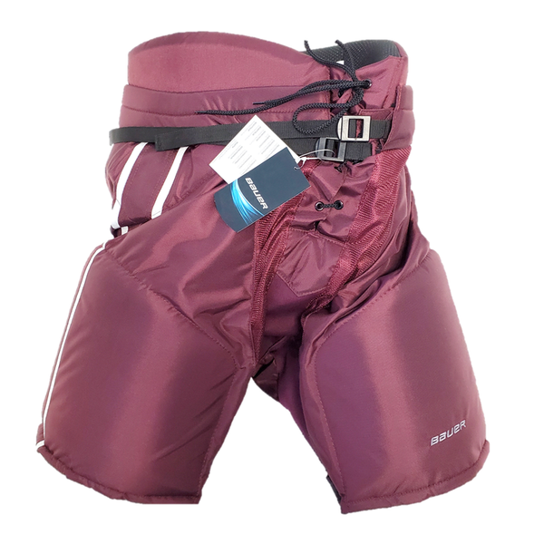 Bauer Supreme Pro Stock Hockey Pant - NCAA - Maroon/White