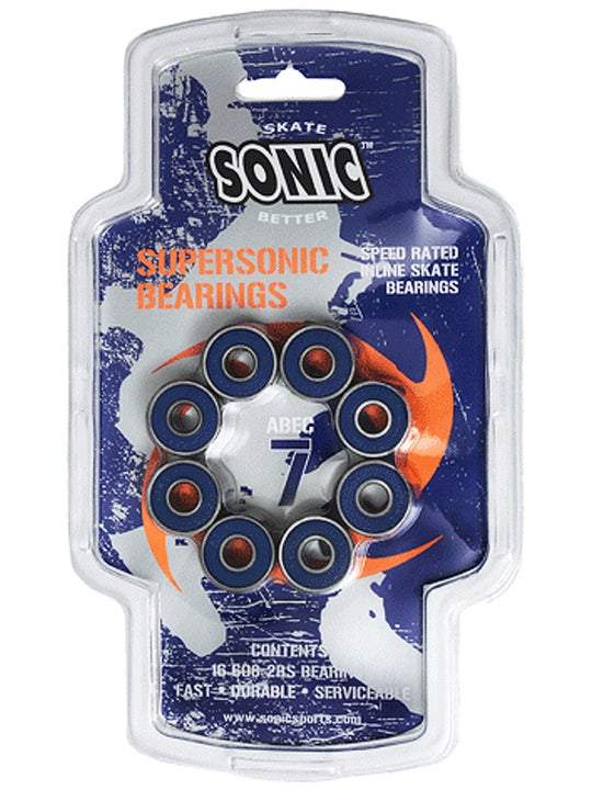 Sonic Inline Skate Bearings - ABEC 7