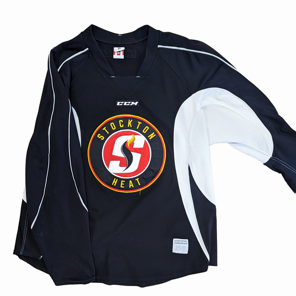AHL - Used CCM Practice Jersey - Stockton Heat (Black)