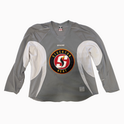 AHL - Maillot d'entraînement CCM d'occasion - Stockton Heat (argent)