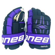 Gants Bauer Nexus Team - Gants NCAA Pro Stock (noir/violet)