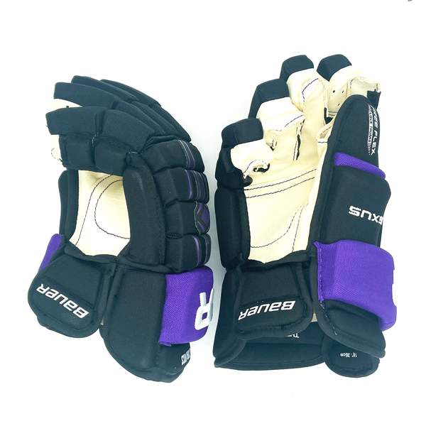 Bauer Nexus Team Gloves - NCAA Pro Stock Gloves (Black/Purple)