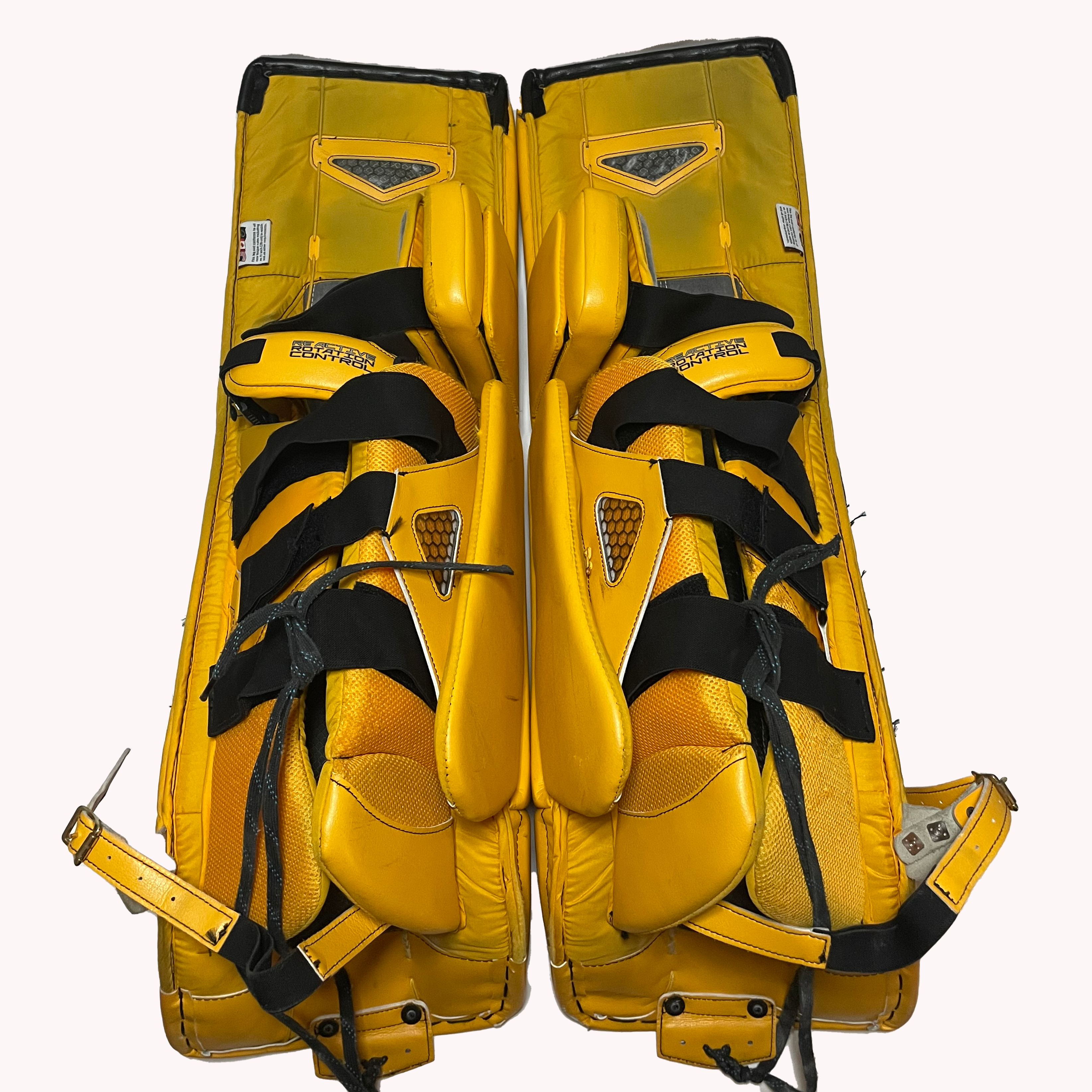 Vaughn Ventus SLR - Ensemble de gardien de but complet Pro Stock d'occasion (jaune/noir)