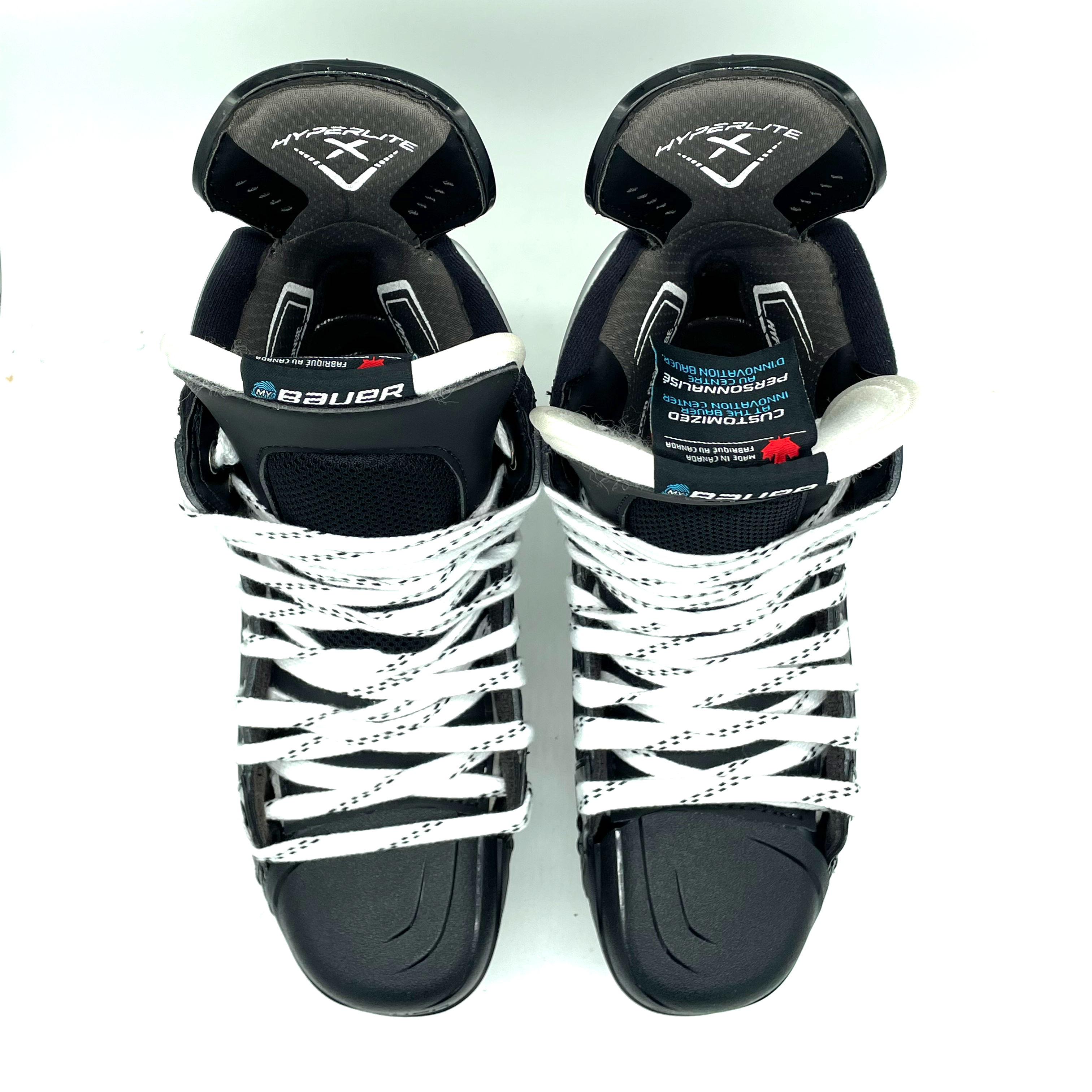 Patins de hockey Bauer Vapor Hyperlite Pro Stock - Taille 8.25D - Scott Laughton