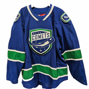 AHL - Maillot domicile des Comets d'Utica (bleu/blanc/vert)