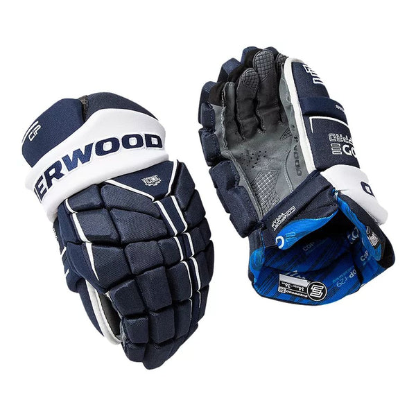 Sherwood Code TMP Pro - Senior Hockey Glove (Navy)