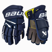 Gants Bauer Supreme M3 - Junior/Intermédiaire/Senior (bleu marine)